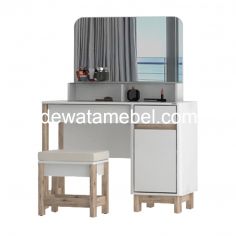 Dressing Table Size 100  - Dacia MR 100  / White-Sanremo Oak 